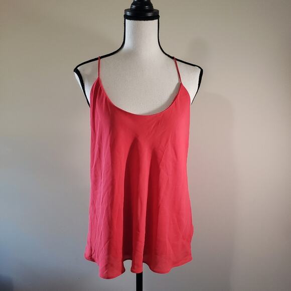NWT Daniel Rainn Racerback Pink Tank Top Size L - Picture 1 of 6